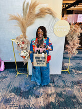 Load image into Gallery viewer, Indigo Voyager Wide Leg Denim Pants