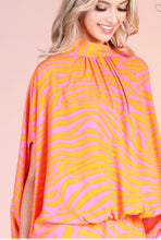 Load image into Gallery viewer, Mock Neck Top-Orange
