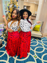 Load image into Gallery viewer, Vogue Me Red Palazzo Pants