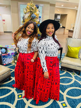 Load image into Gallery viewer, Vogue Me Red Palazzo Pants