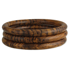 Load image into Gallery viewer, Natural Basics Wood Bangle Set
