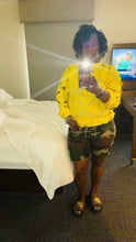Load image into Gallery viewer, Camouflage High Waist Drawstring Shorts
