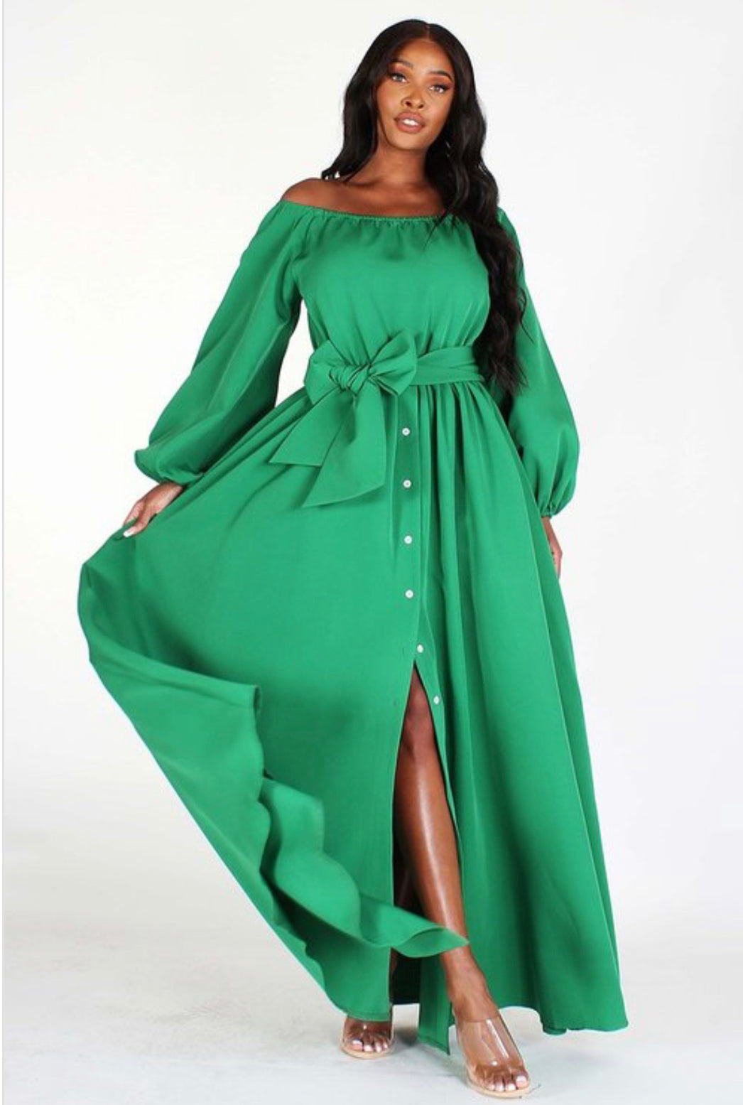 You Got This Green Maxi Dress