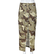 Load image into Gallery viewer, Thigh Out Camo Skirt
