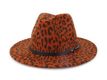 Load image into Gallery viewer, Exotics Leopard Print Fedora Hats
