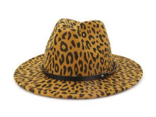 Load image into Gallery viewer, Exotics Leopard Print Fedora Hats
