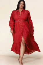 Load image into Gallery viewer, Whimsical Red Maxi Dress
