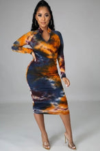 Load image into Gallery viewer, Tye Dye Midi Dress
