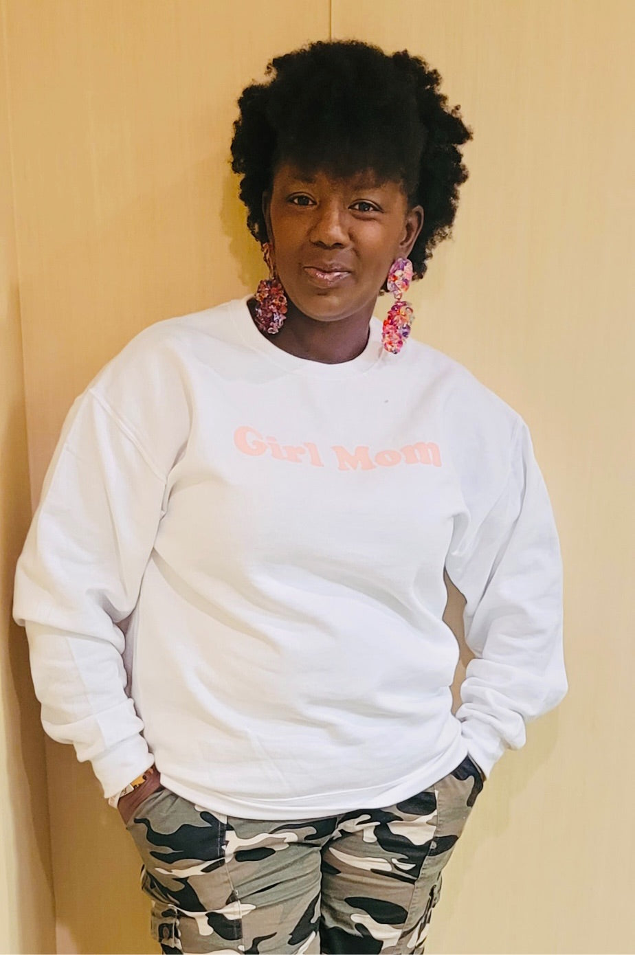 Girl Mom Graphic Sweatshirt