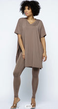 Load image into Gallery viewer, V Neck Oversized Top w/ leggings
