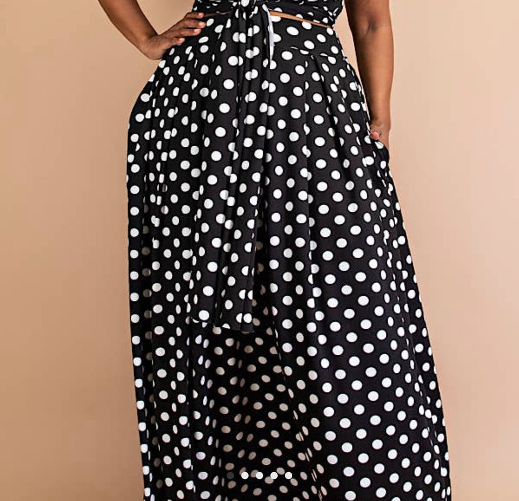 Faith Over Fear Polka Dot Set