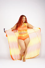 Load image into Gallery viewer, She&#39;s Fierce Orange/Yellow (3 piece Swimsuit Set)
