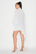 Load image into Gallery viewer, Chiffon embellishment sleeve asymmet
