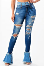 Load image into Gallery viewer, Double Stack Flared Jeans
