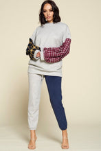Load image into Gallery viewer, She’s Plaid Jogger Set
