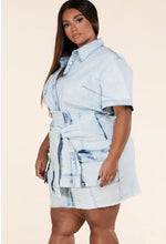Load image into Gallery viewer, Ice Denim 2 Piece Set
